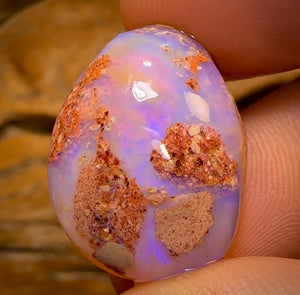 Wild Card! 28.1cts - Boulder Pipe Opal Rub. Australian Opal