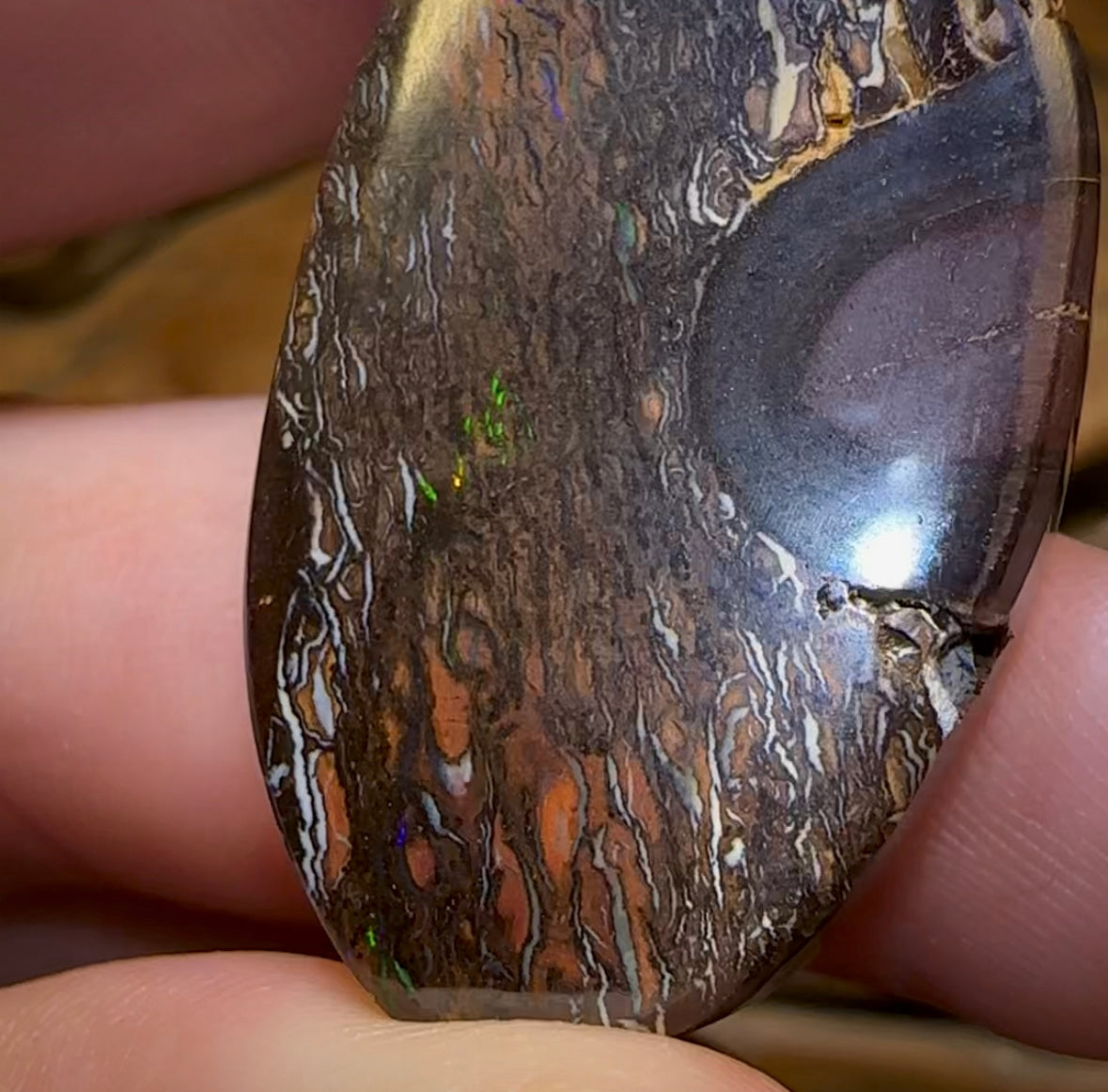 176.3cts - Wow Tribal Boulder Australian Opal Pair. - Opal Whisperers