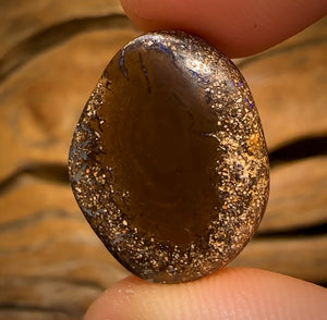 21.7cts - RARE Yowah Nut Crystal Centre Opal