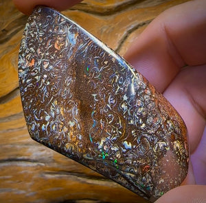 Auction Fall-Through = Your Gain! 🔥 Now More Than 50% Off RRP 🚨 448cts - Tribal Queensland Boulder Opal. Polished Specimen