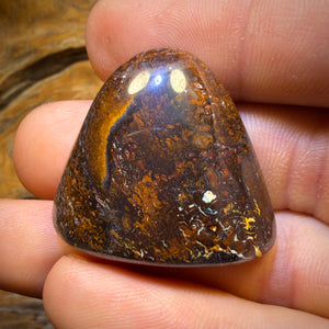86.2cts - Big Tribal Yowah Nut Opal Specimen Polished