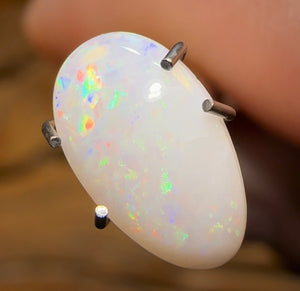 1.2cts - Coober Pedy White Australian Opal - Opal Whisperers