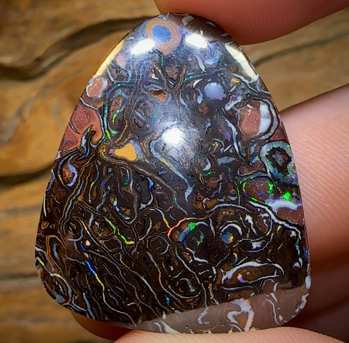 78.8cts - Tribal Australian Boulder Opal. Heritage Collection - Opal Whisperers