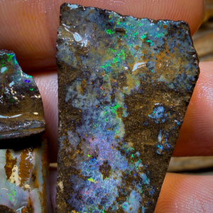 Chasin’ Colour! 187.5cts - 3x Australian Boulder Seam Opal Rough Parcel