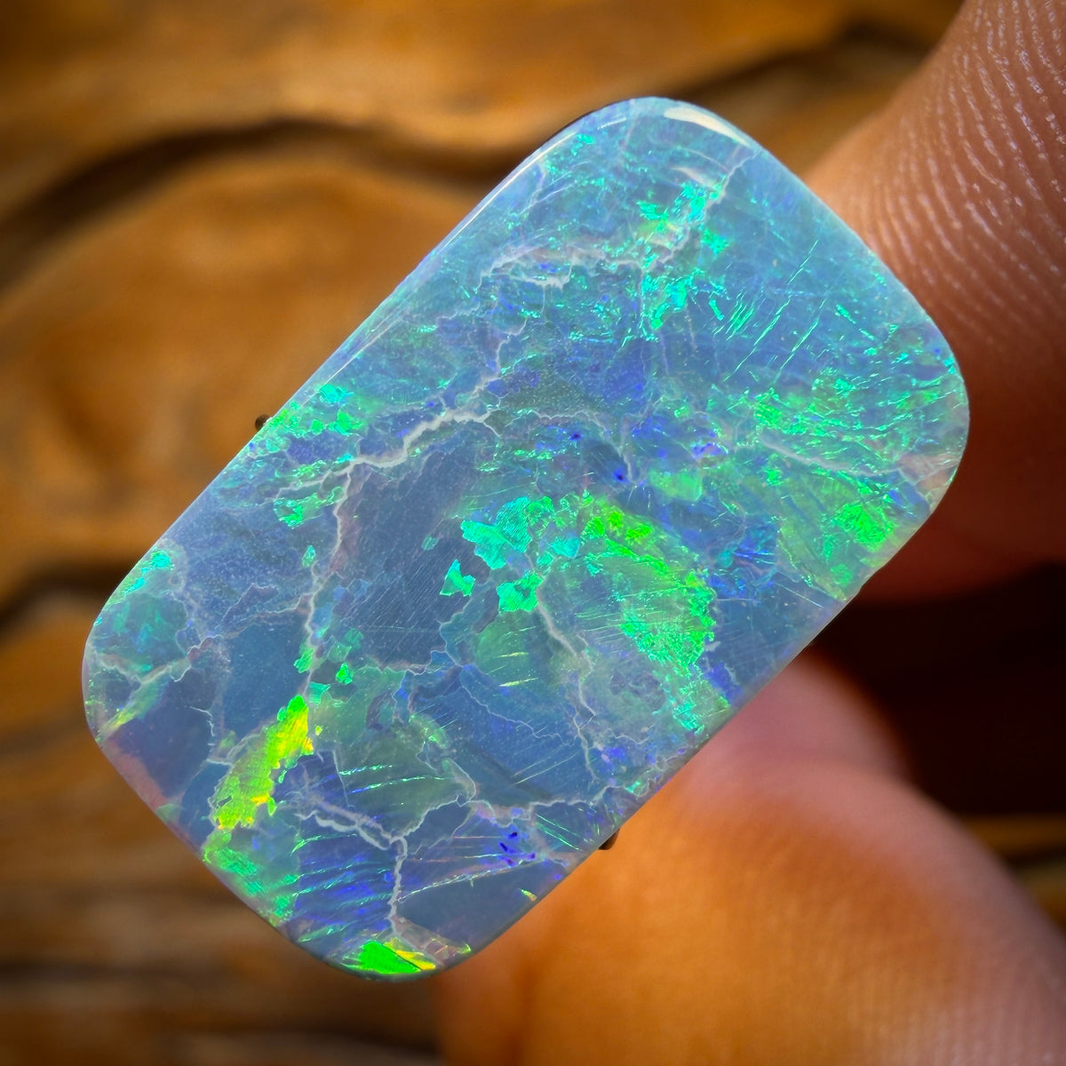 8.5cts - Large Australian Boulder Opal Doublet