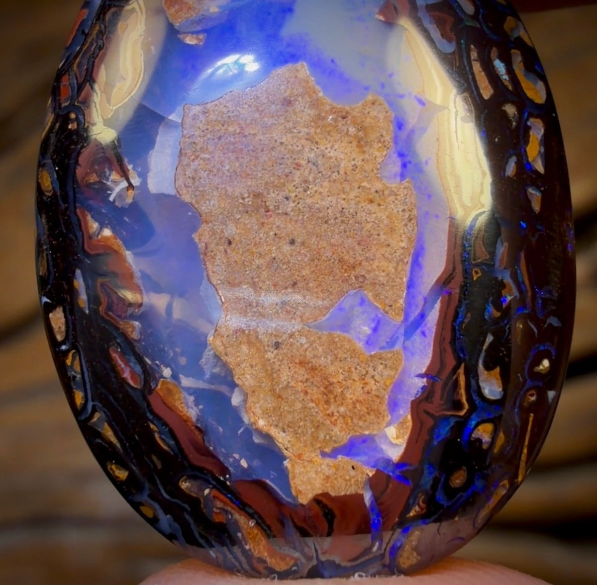 37.6cts - Yowah Nut Kernel Opal. Australian Boulder Opal