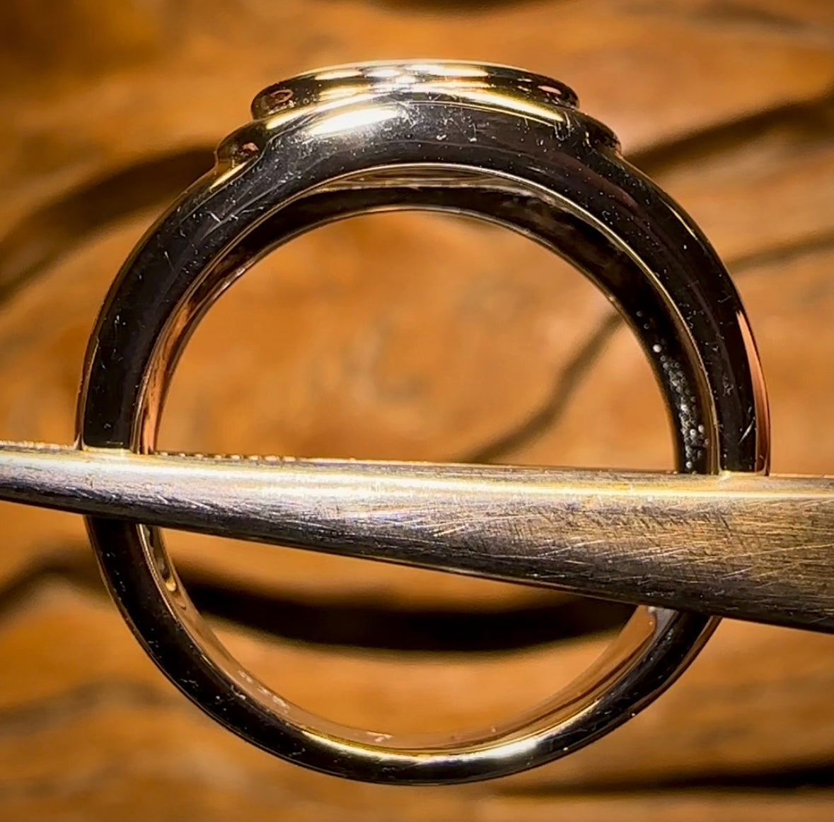 Sterling Silver - UNISEX Queensland Boulder Opal Doublet Ring Solid Style with Red