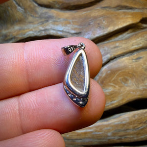 TGIF Sterling Silver - Queensland Boulder Opal Doublet Pendant
