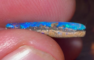 4.25cts - DEEP BLUE Oceanic Solid Boulder Pipe Opal - Opal Whisperers