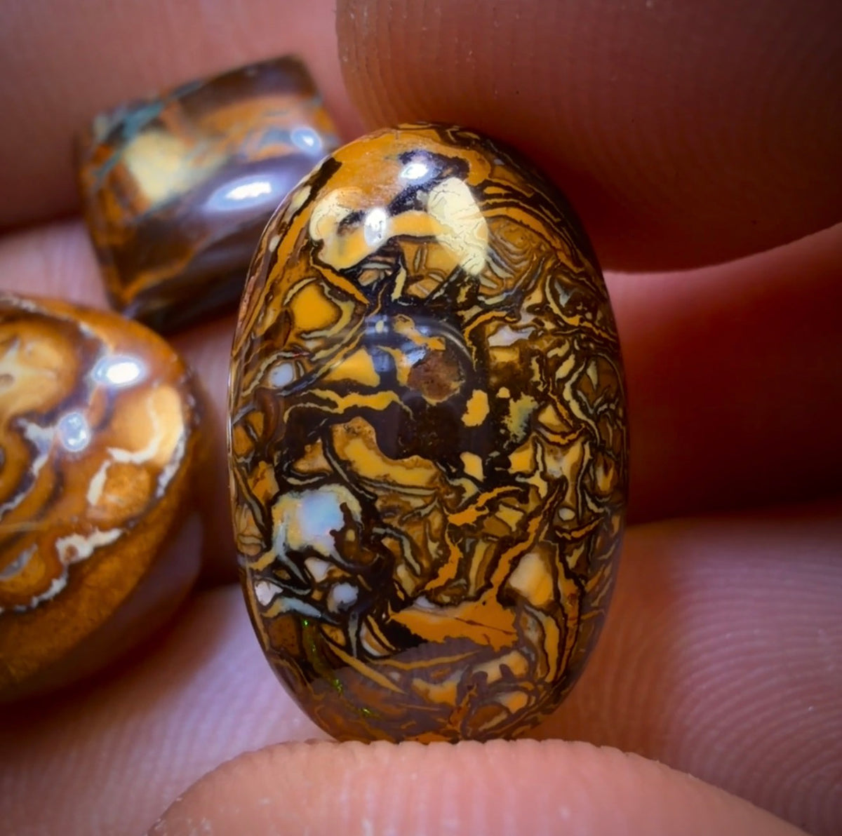 29.9cts - 3x Queensland Boulder Opal’s. Wholesale Dealers Parcel