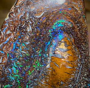 48.3cts - Double Sided Yowah Nut Opal. Ultimate Art Tribal Pattern