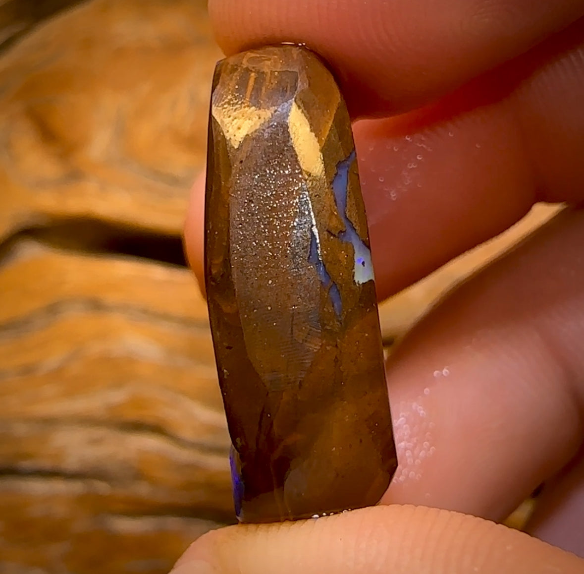 51.1cts - Queensland Boulder Seam Opal Rub BARGAIN