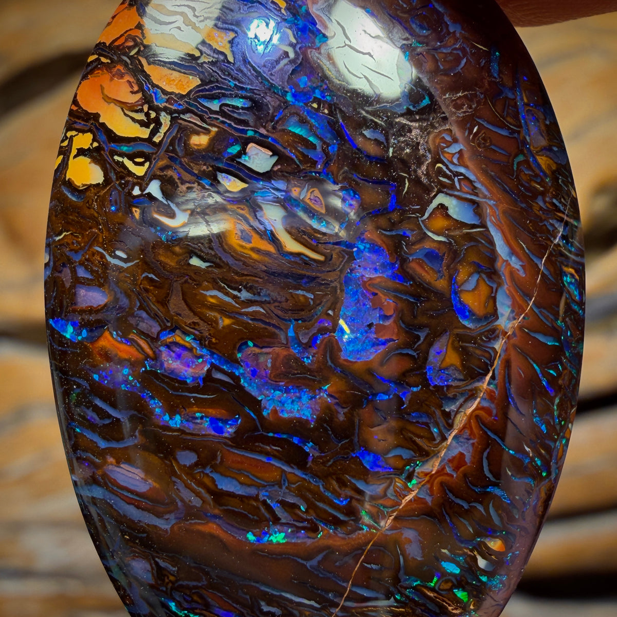 68.4cts - Top Tribal Australian Boulder Opal from Yowah