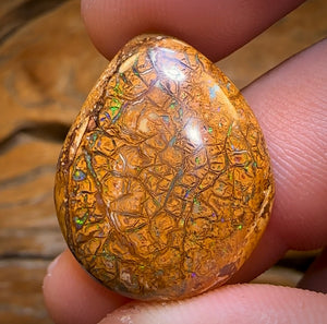 17.9cts - Tan Tribal Yowah Nut Opal. Australian Opal