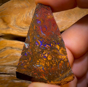 125.4cts -Tribal Split 2 Yowah Nut Opal Rough Piece. Australian Opal