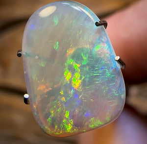 1.98cts - Cool Forrest Green / Orange South Australian Crystal Opal