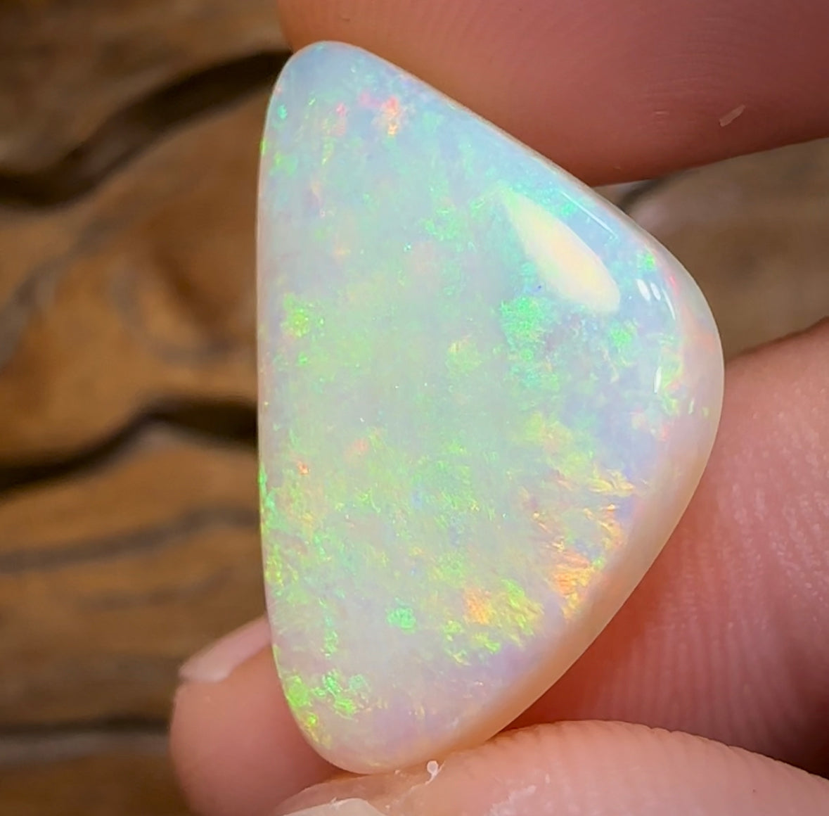 14.6cts - Rare Andamooka Crystal Opal. Gem Quality Double Sided - Opal Whisperers