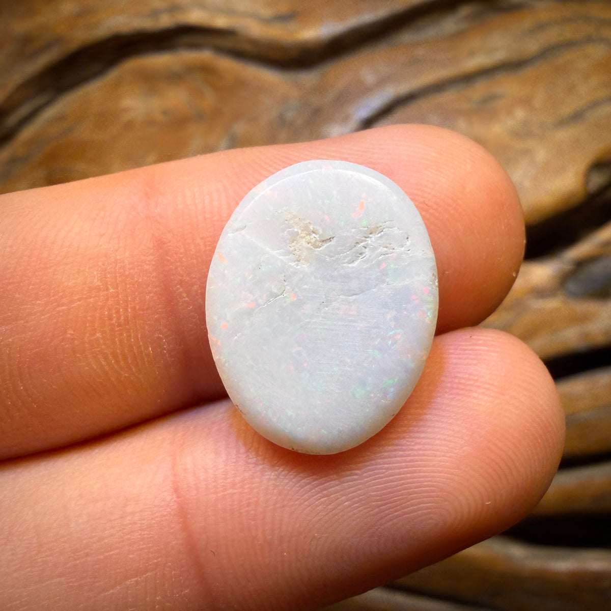 🔨 AUCTION 🔨 7.3cts - South Australian White Opal from Coober Pedy