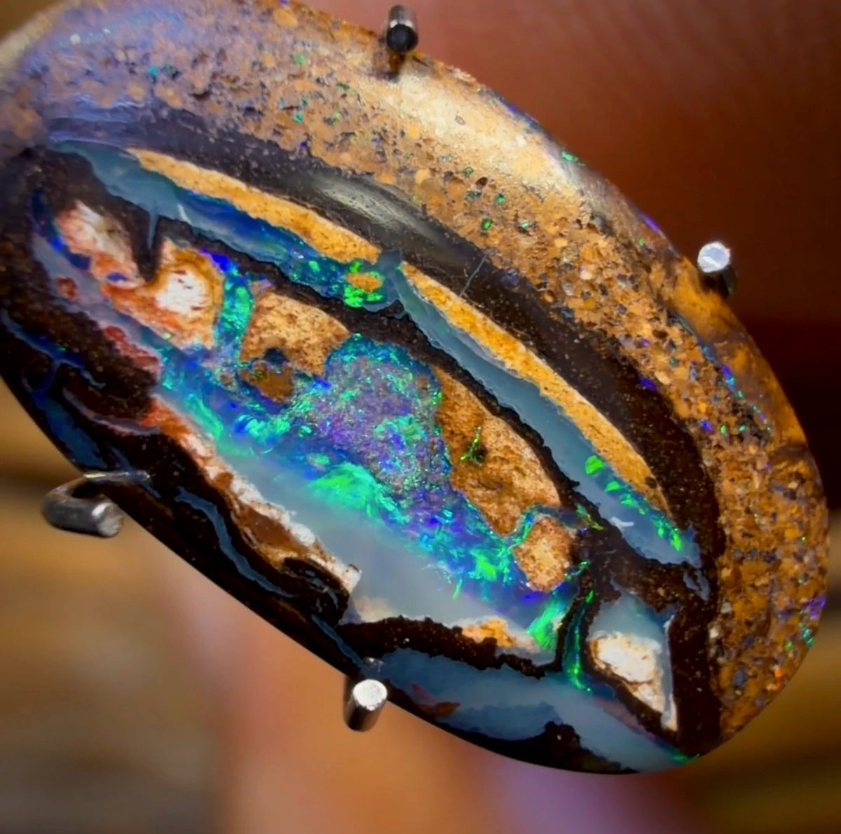 2.1cts - Yowah Nut Opal. Australian Boulder Opal