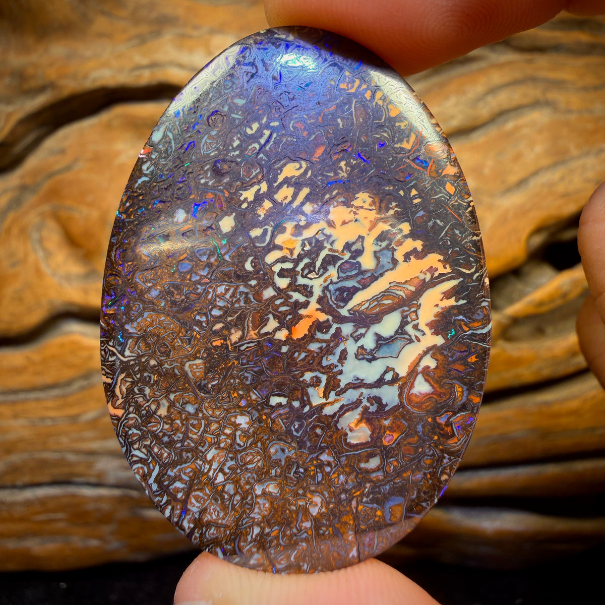 71.2cts - TOP Tribal Australian Boulder Opal from Koroit
