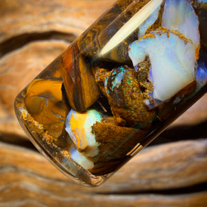 70.3cts - Yowah Nut Opal Rough Vial
