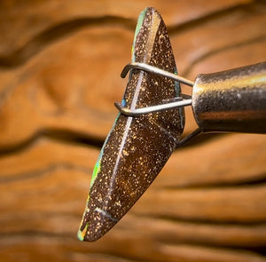 2.45cts - Great Colour and Pattern Queensland Boulder Seam Opal