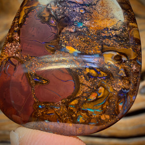 🔨 AUCTION 🔨 68cts - Queensland Boulder Opal Tribal Pattern