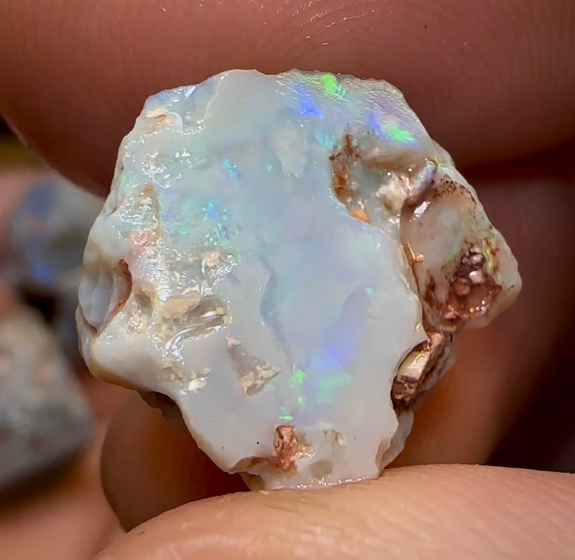 (Template) 114.2cts - 9x Lightning Ridge Dark Opal Rough Parcel - Opal Whisperers