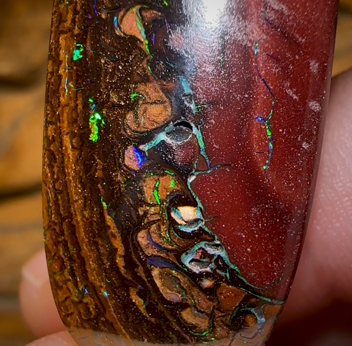 56.1cts - Tribal Koroit Nut Opal. Australian Opal - Opal Whisperers