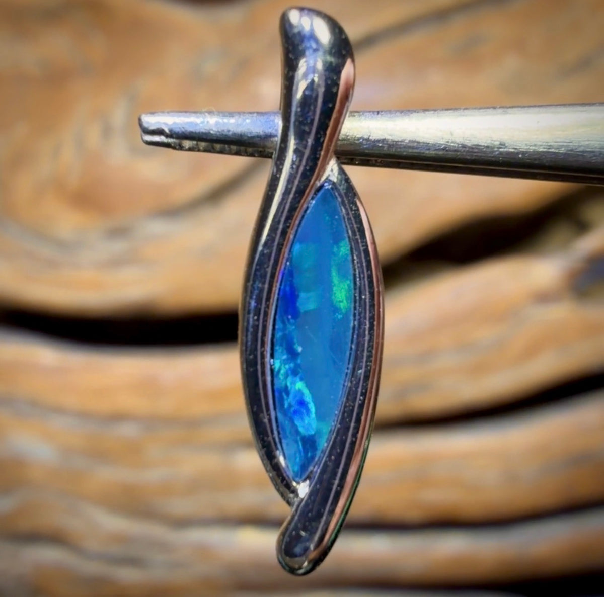 🔒Sterling Silver - WHOLESALE 9 PIECE PENDANT PARCEL. Australian Boulder Opal Doublet Jewellery