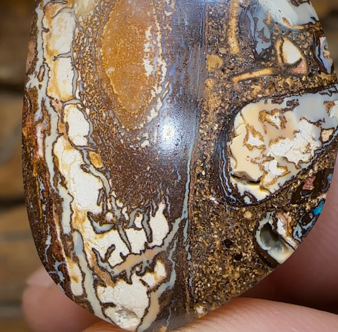 38cts - Tribal Australian Boulder Opal - Opal Whisperers