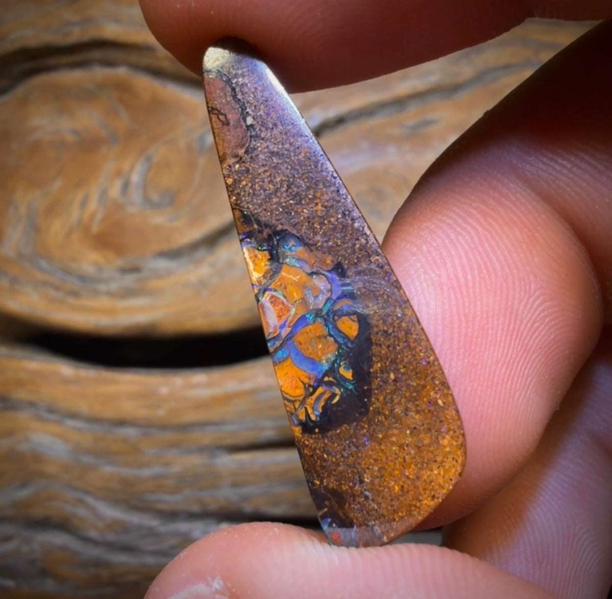 18.1cts - Tribal Australian Boulder Opal from Yowah