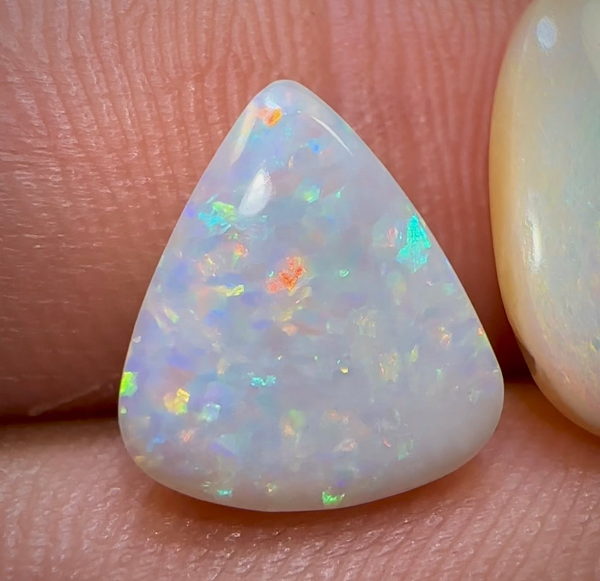(Template) 5.45cts - South Australian White Opal Set - Opal Whisperers