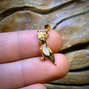 Sterling Silver Gold Plated - Solid South Australian Crystal Opal Pendants Red / Multi. BULK LISTING