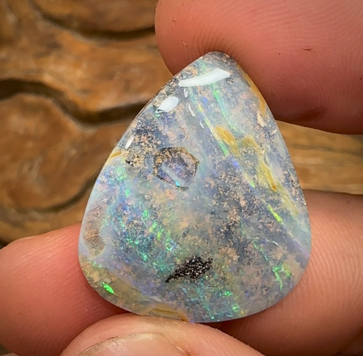 27.4cts - Solid Natural Boulder Opal - Opal Whisperers