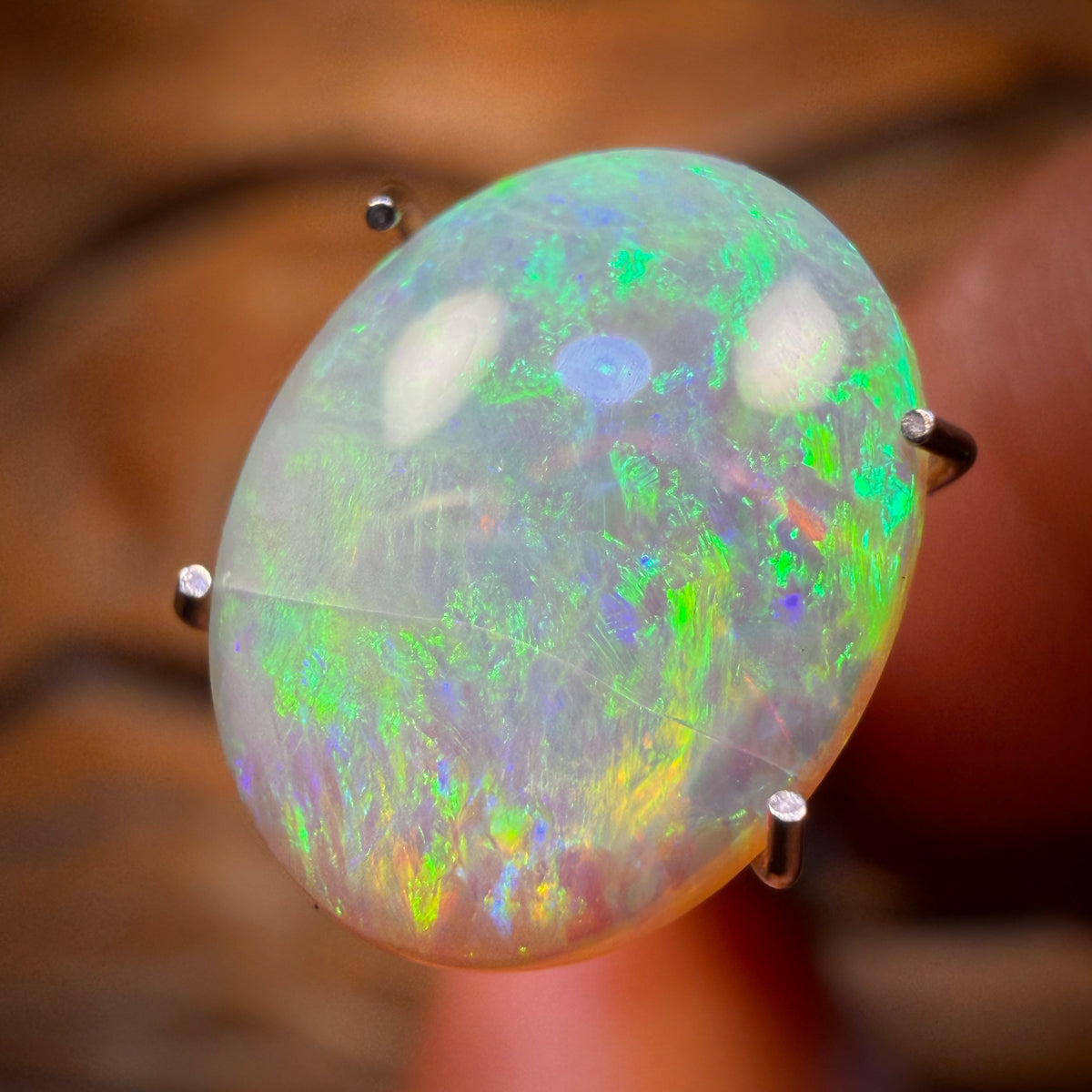 🔨 AUCTION 🔨  2.3cts - Lightning Ridge Crystal Opal Recutters Delight