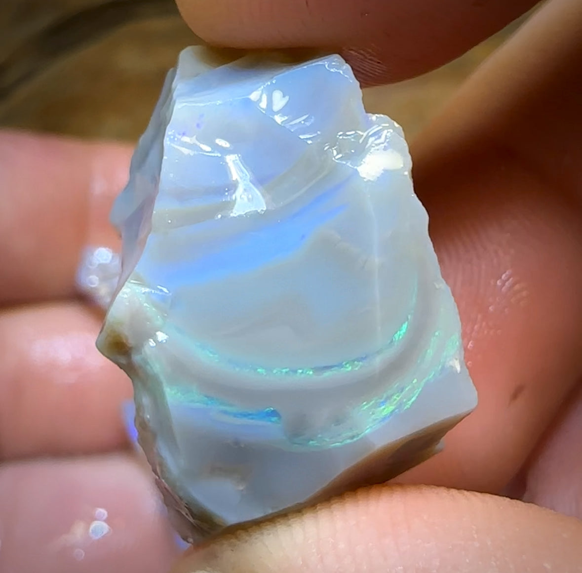 72cts - 3x Lightning Ridge Opal Rough Parcel