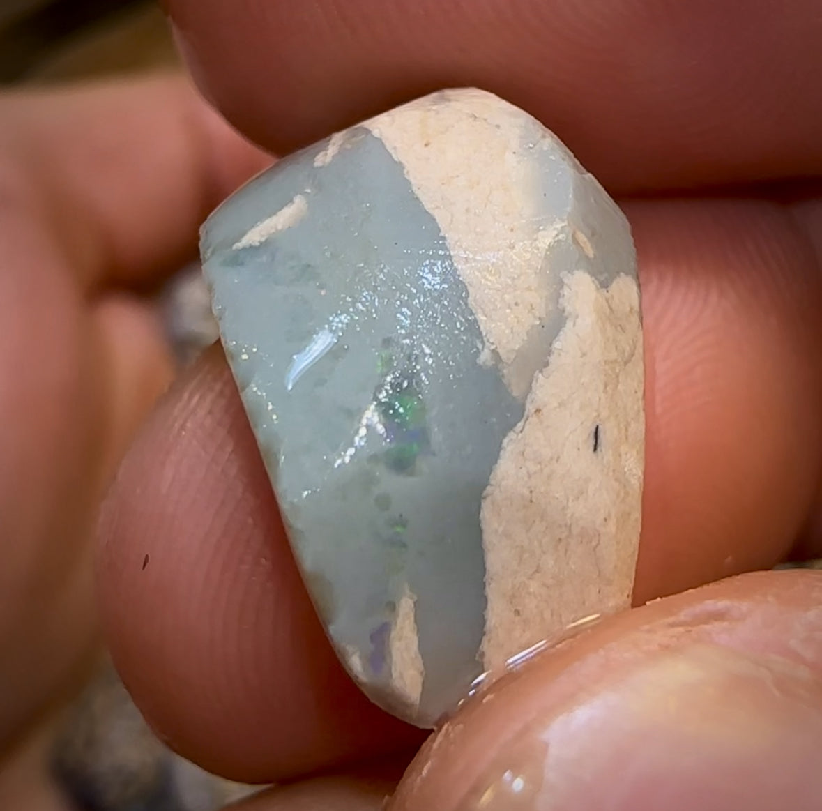278.7cts - 36x Lightning Ridge Opal Rough Parcel. Potch and Colour