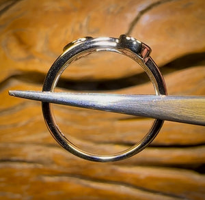 Sterling Silver - South Australian Crystal Opal Ring BARGAIN