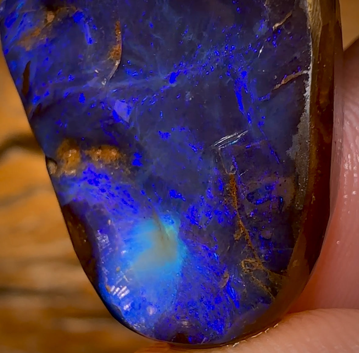 51.1cts - Queensland Boulder Seam Opal Rub BARGAIN