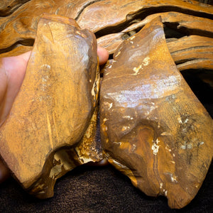 4278cts(Nearly 1 kg) - GIANT Tribal Yowah Nut Opal Pair. Polished Specimens