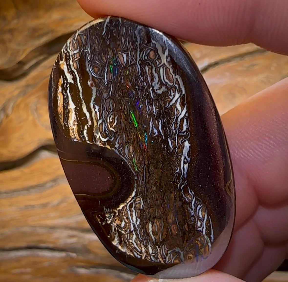 176.3cts - Wow Tribal Boulder Australian Opal Pair. - Opal Whisperers