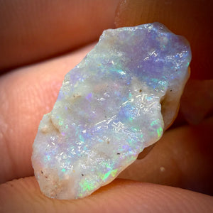 11.5cts - 3x Rare Mintabie Opal Rough Parcel. South Australian Opal