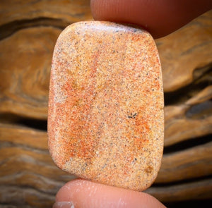 29.2cts - Solid Australian Boulder Pipe Opal Cool Picture Stone