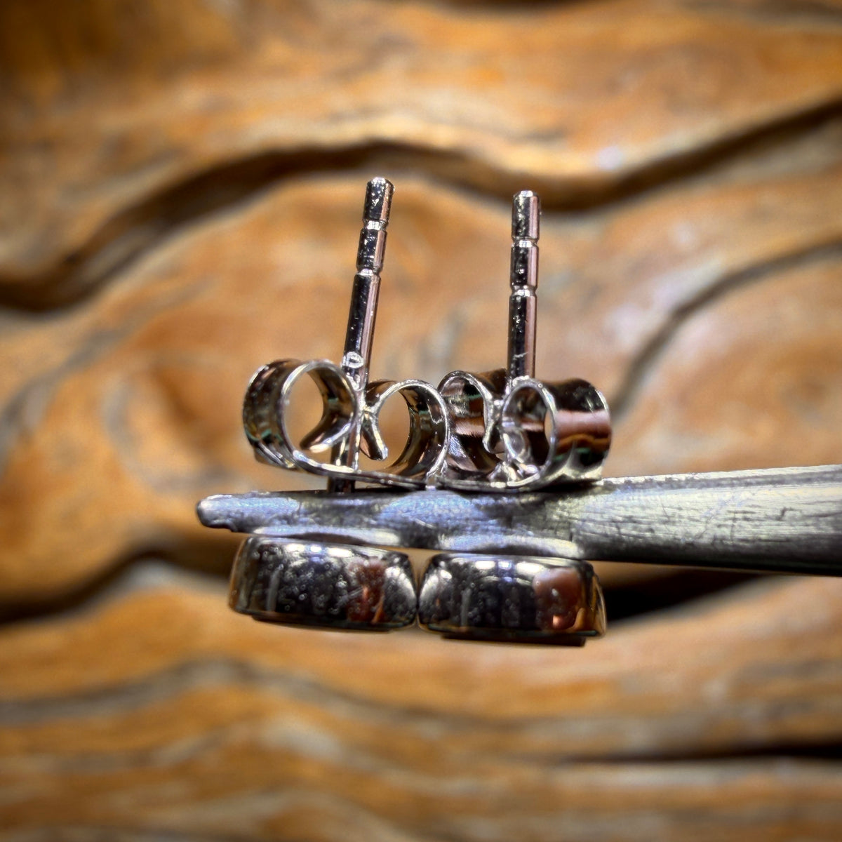 Sterling Silver - Australian Boulder Opal Doublet Stud Earrings