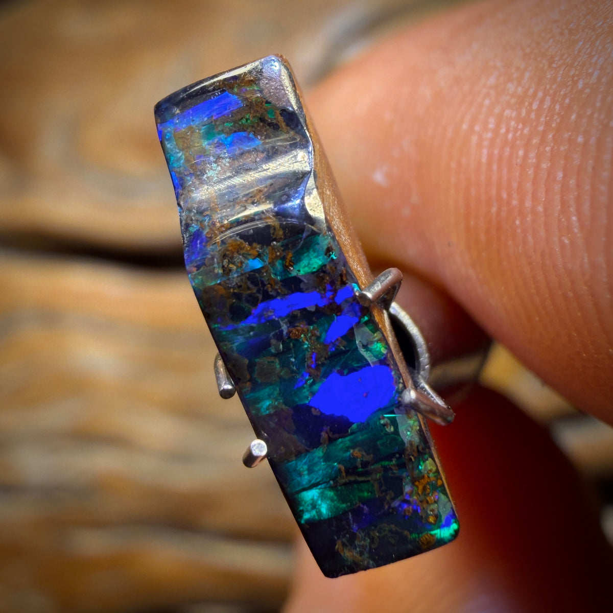 2,1 carats - Opale de filon de rocher du Queensland