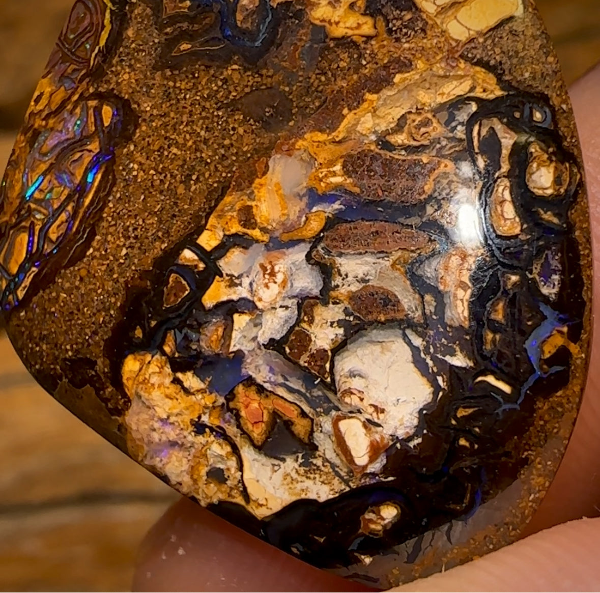 28.3cts - Tribal Australian Boulder ConglomerateOpal from Yowah BARGAIN