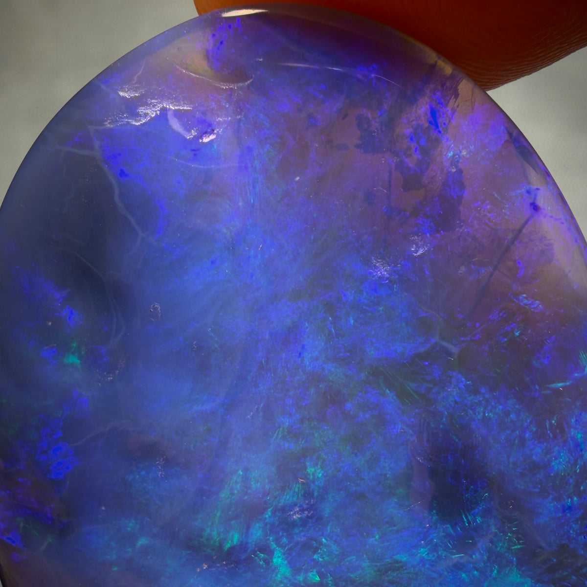 “Set in Stone” - Private Collector Investment - 68.9cts - Gem Lightning Ridge Semi Black Opal. Featured on “Outback Opal Hunters”!