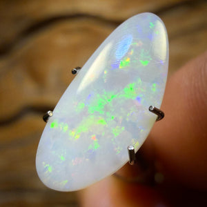 Bargain Card! 1.9cts - South Australian White Opal from Coober Pedy