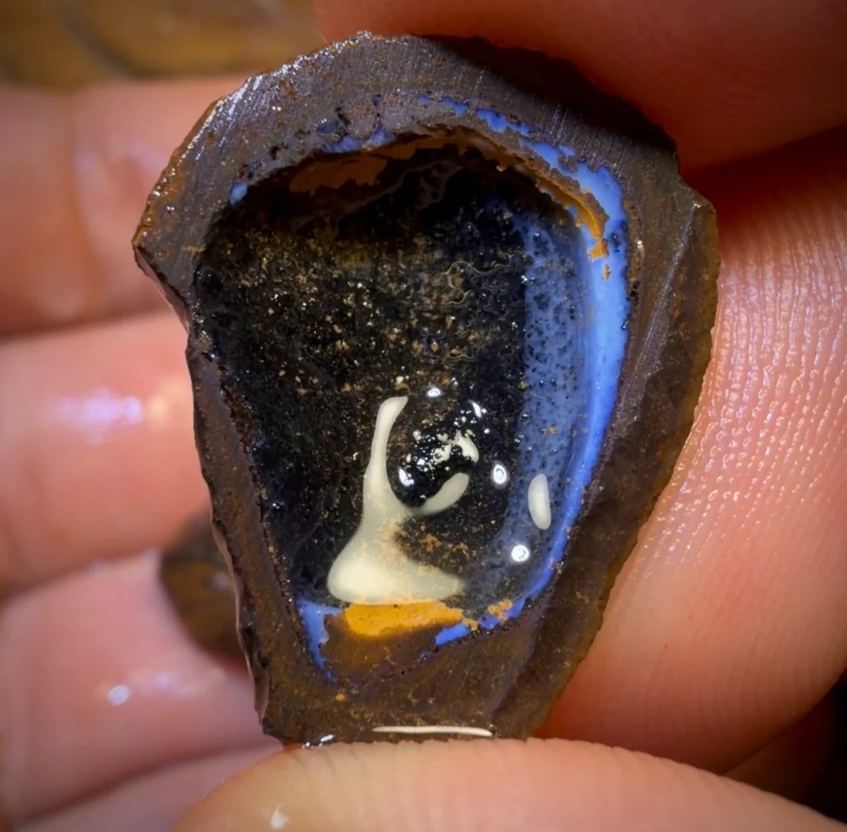 🔒89.1cts - 5x Yowah Nut Partial Crystal Centre Rough Specimen Parcel BARGAIN!